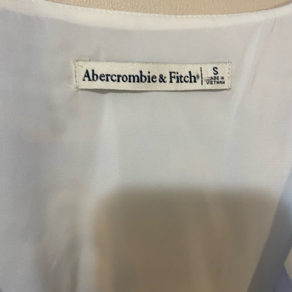 Abercrombie & Fitch Poplin square neck corset top size small - Picture 3 of 7